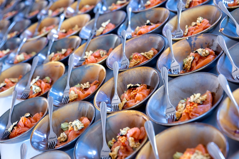 Buffetopstelling van DON food & events in het Groene Hart (tijdelijke afbeelding)