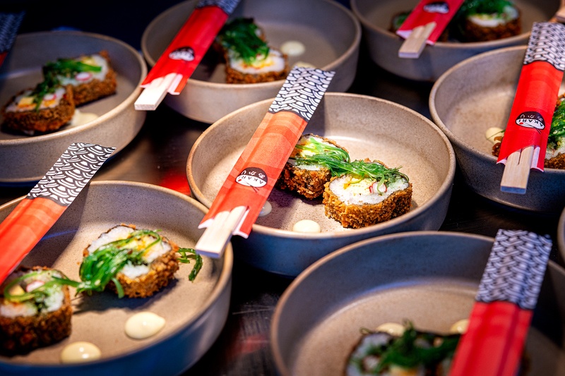 Stretchtent van DON food & events in Gouda