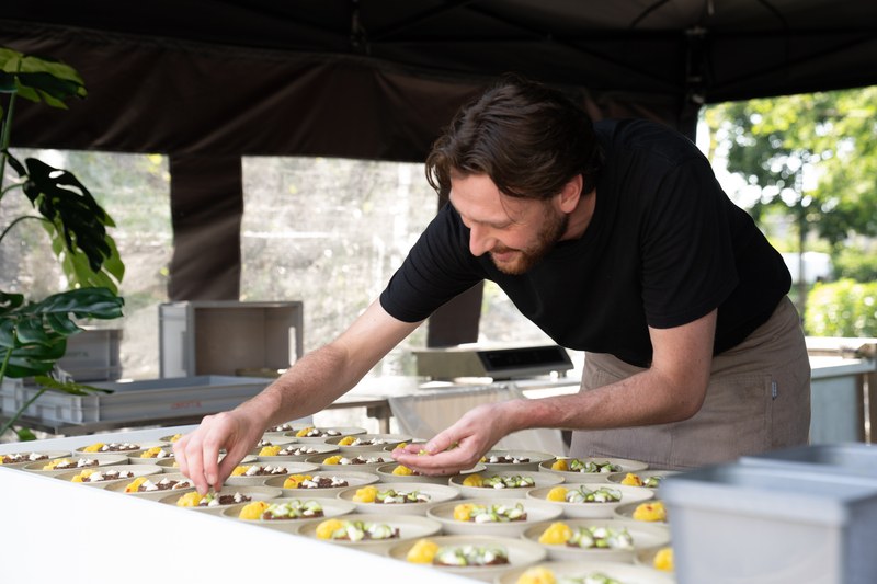 Chef Simon Zwoferink van DON food & events (tijdelijke afbeelding)