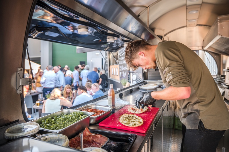 Foodtruck bij DON food & events op eigen terrein