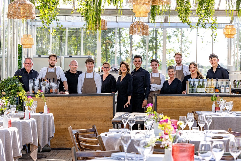 Cateringteam van DON food & events in het Groene Hart (tijdelijke afbeelding)